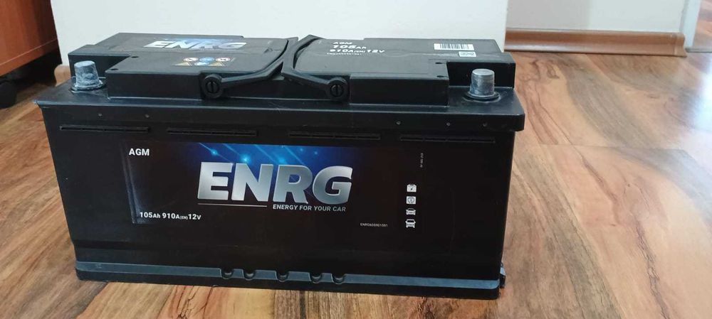 Акумулатор ENRG AGM 12V 105Ah 910A R+