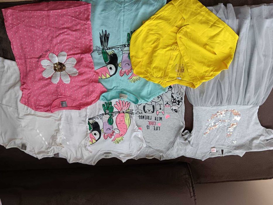 Детски дрехи размер 116 и 128 - блузки , клинове