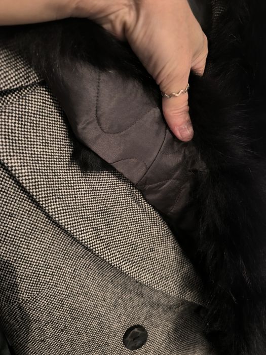 Пальто S-M ткан твид