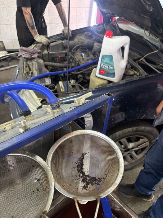 Промывка радиатора печки