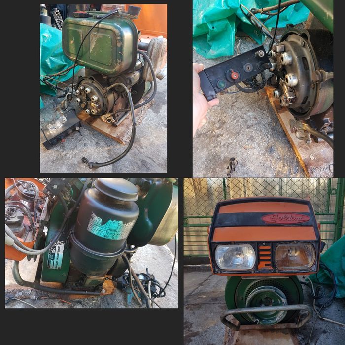 Tractor Motocultor Motoagricola Motor Goldoni 140 Lombardini LDA 510 c