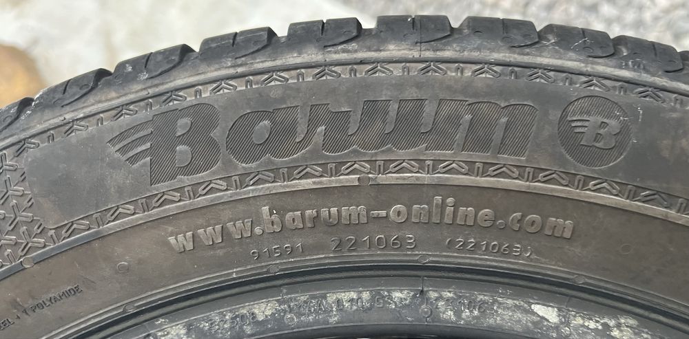 2бр 185/55/15 на 7мм Барум