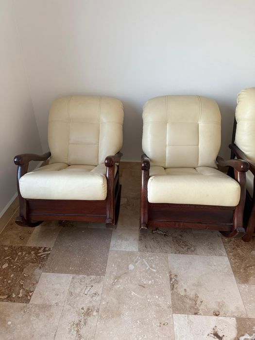 Canapea+fotolii piele