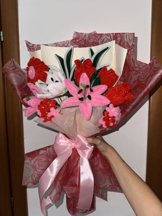 Buchet mare cu flori nemuritoare