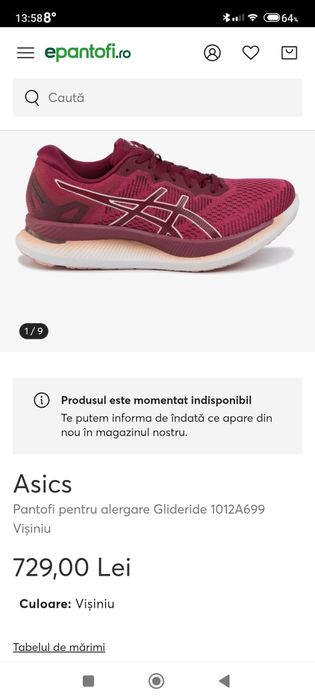 Asics Nr 39 GlideRide Nike brooks