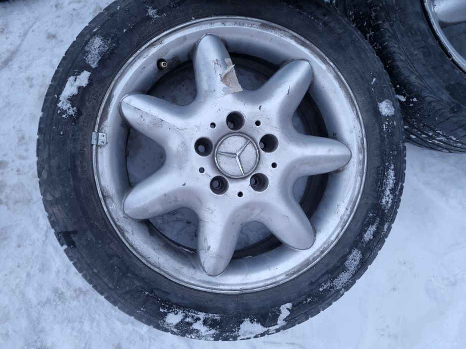 Диски с резиной на мерседес r16