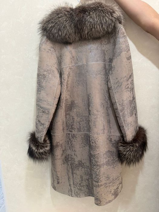 Дубленка чернобурка