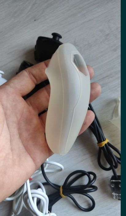 Controller Nunchuck Nintendo Wii-originale,opțional husa silicon