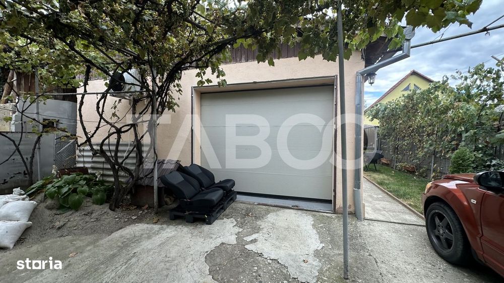 Garaj pretabil detailing auto sau tamplarie de inchiriat renovat Sibiu