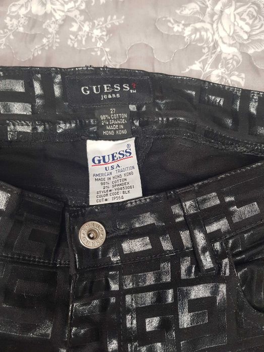 Дамски Черен Панталон Guess Jeans Glamour размер 27