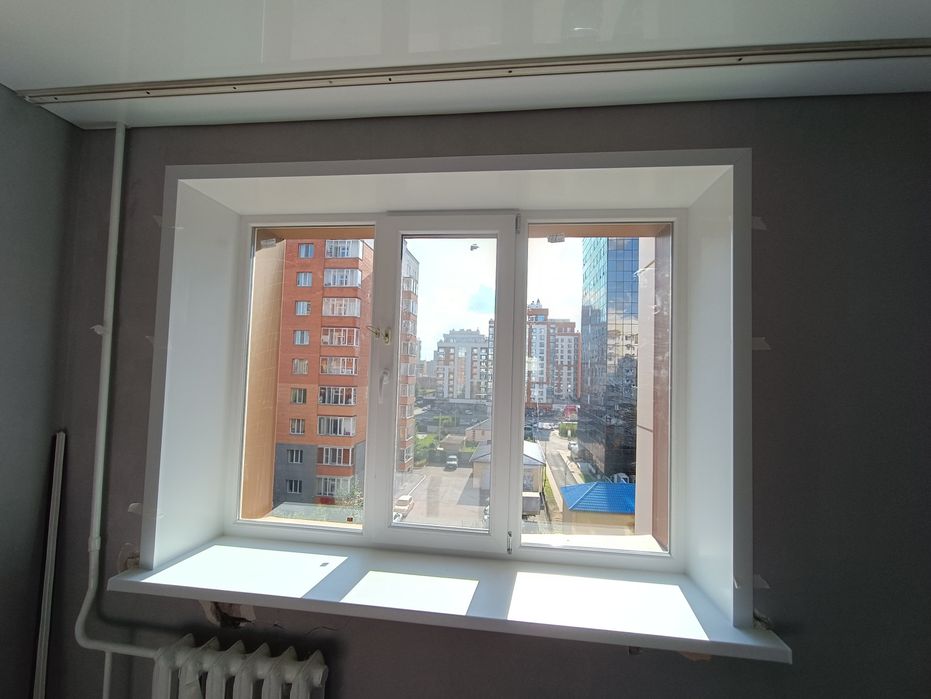Пластиковые откосы подоконники