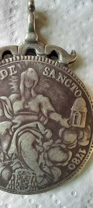 Medalion rar de colectie din argint 29,9g Vatican 1780