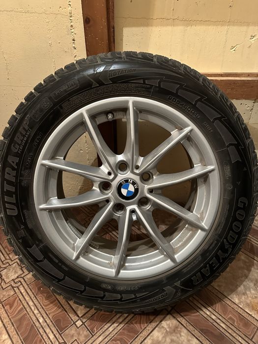 Jante originale BMW R16 cu anvelope iarna Goodyear205/60/16 RunFlat
