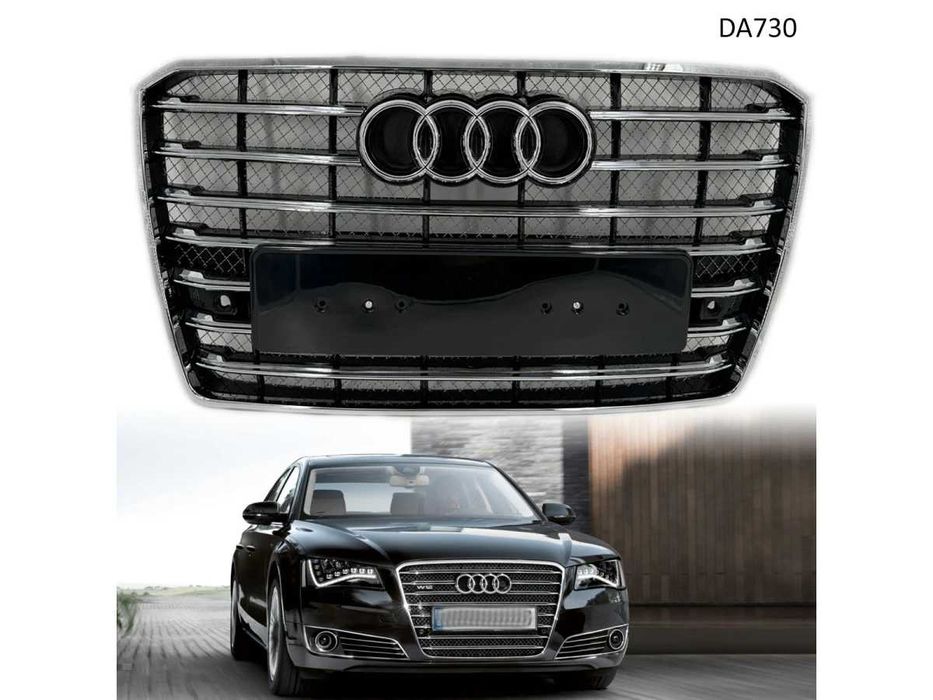 Grila fata Audi A8 D4 W12 2014 - 2017 cromata