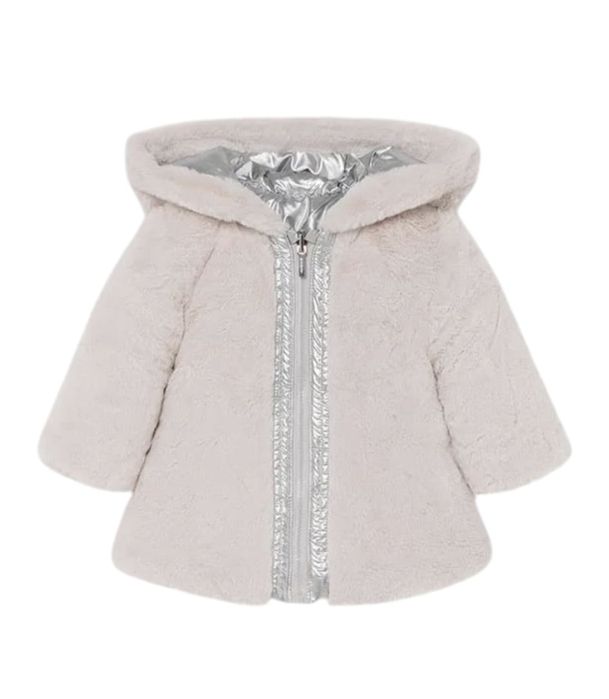 Mayoral - Двустранно яке, сиво металик    86 размер