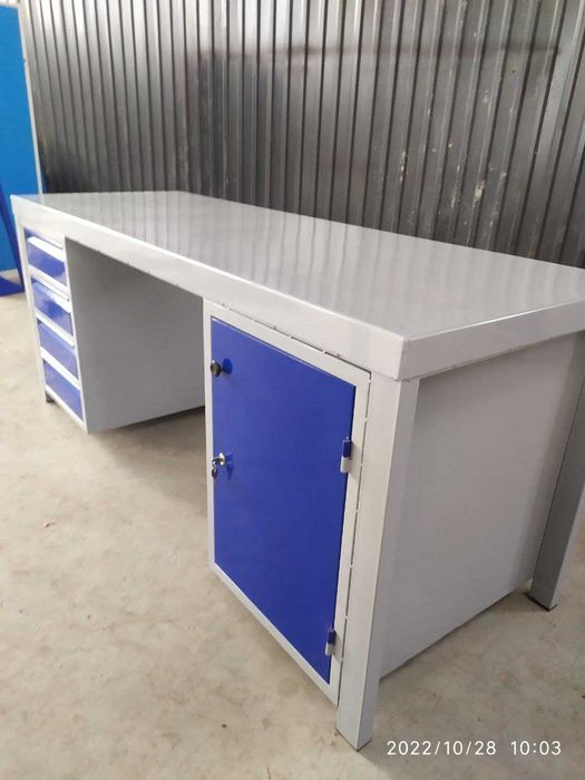 Верстак, слесарный верстак, слесарный стол, металлическая мебел