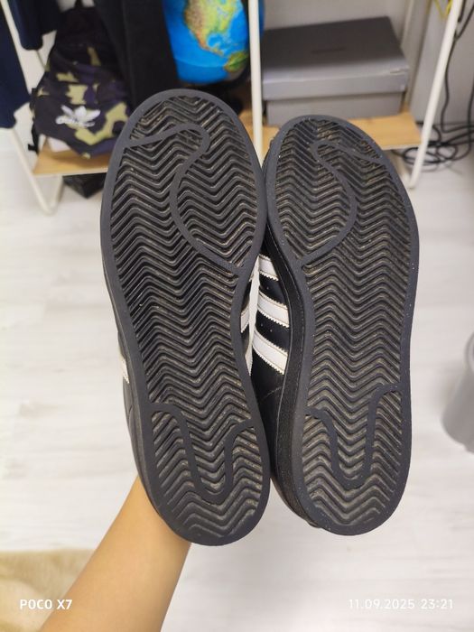 черные суперстары 36,5 сайз легит