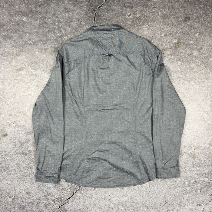 Мъжка риза Tommy Jeans - XL - Памук - Сив десен