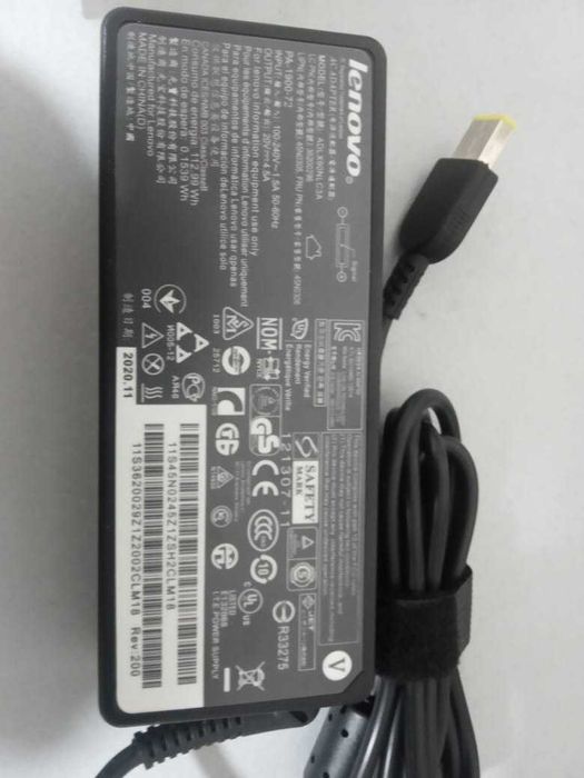Зарядка ноутбука оригинал для LENOVO блок питания
