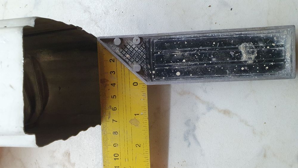 Отводы ливнёвки прямоугольные