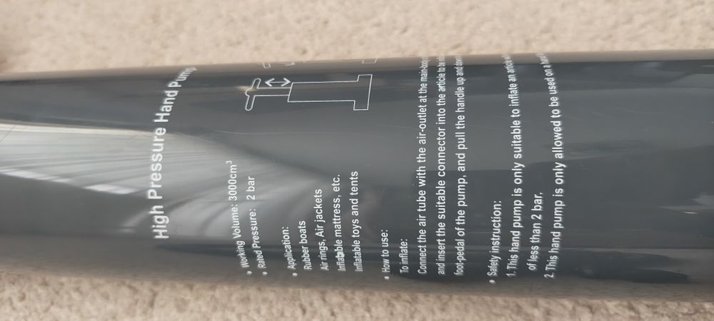 Pompa inalta presiune pentru corturi gonflabile