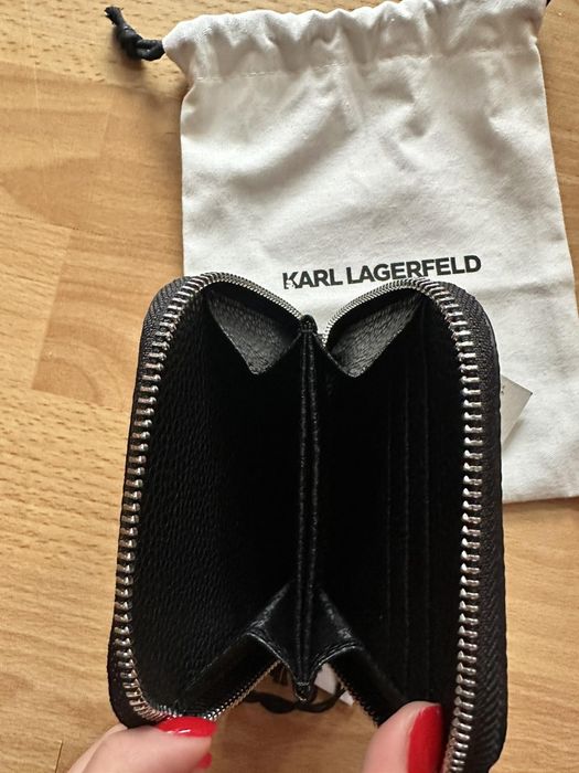 Ново дамско черно портмоне Karl Lagerfeld