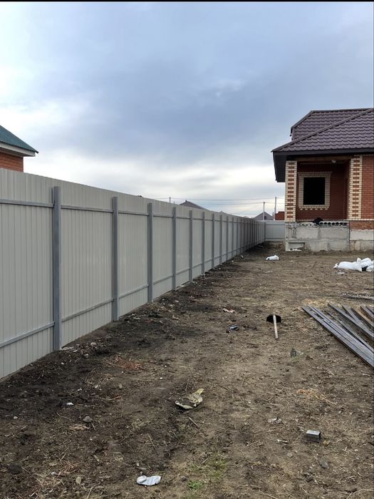 Установка заборов качественно и недорого