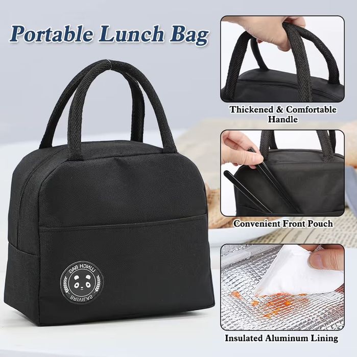 Cutie de prânz portabilă UHAPEER etanșă cu buzunar