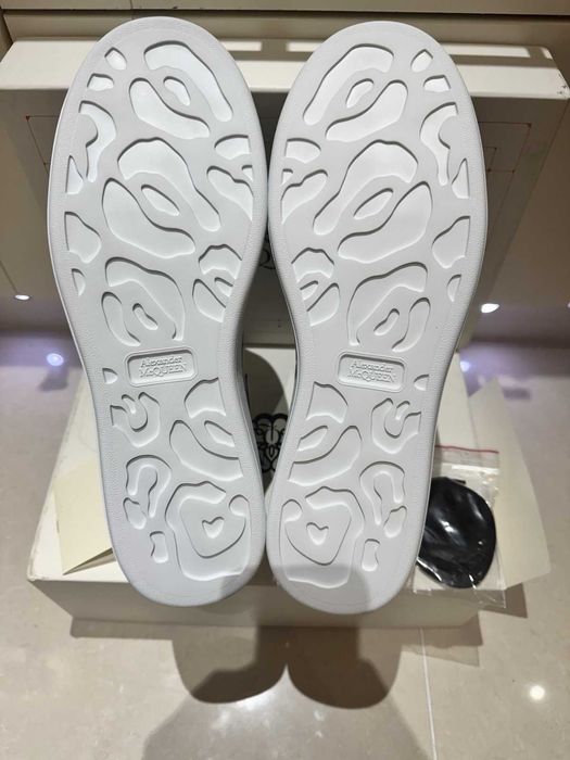 #SUMMER SALE# Alexander McQueen Sneaker Negru Cu Alb - Verificare Colet -