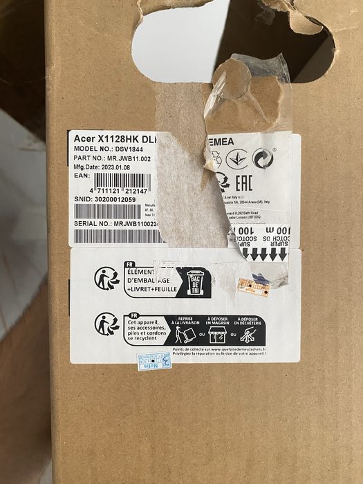 Acer X1128HK Proektor