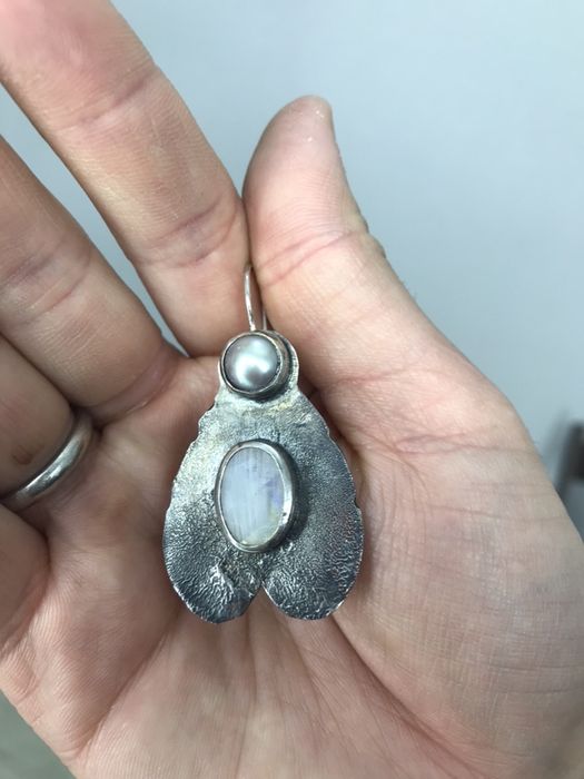 Серебрянный набор ручной работы