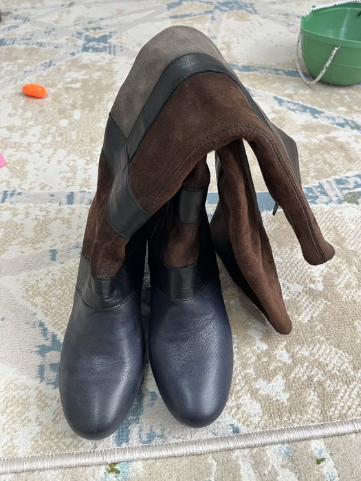 Сапоги кожанные 36 размер