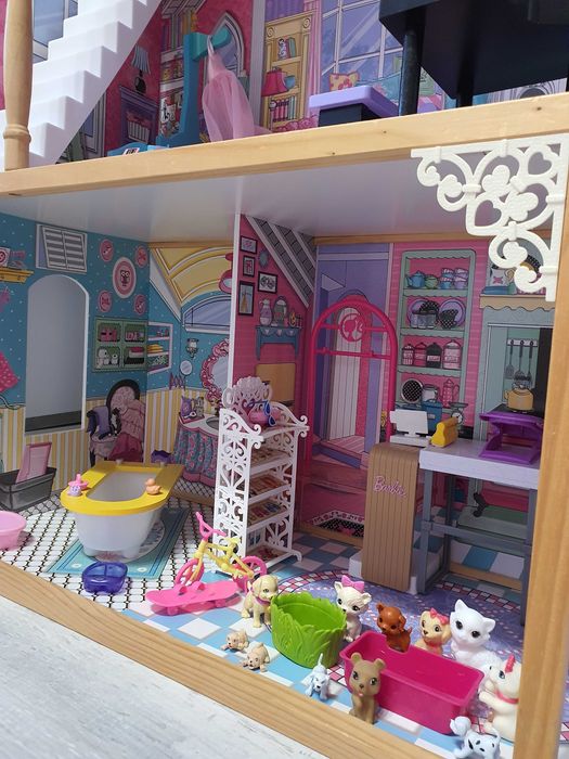 Дървена къща за кукли Анабел Kidkraft, като нова