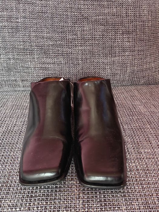 Нови кожени обувки (mules) Zara, номер 38