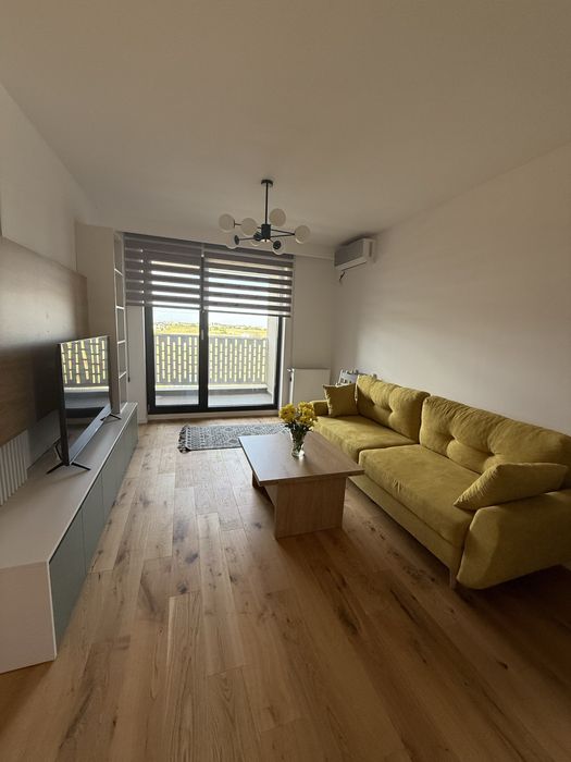 Apartament 2 camere modern | Bloc nou | Complet mobilat și utilat | Centrală proprie | Loc de parcare
