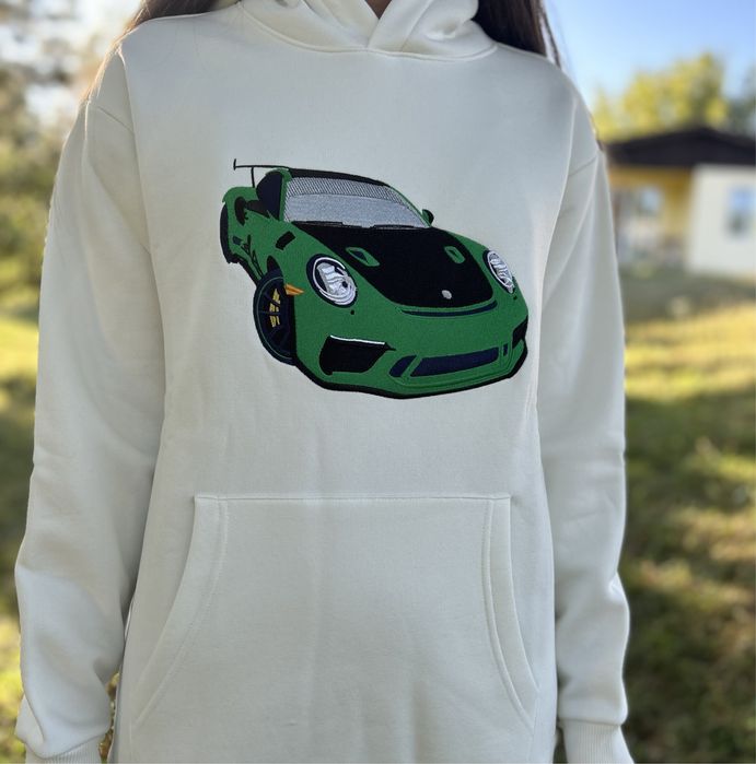 БМВ и Порше Маркови бродирани суичъри с качулка и без качулка