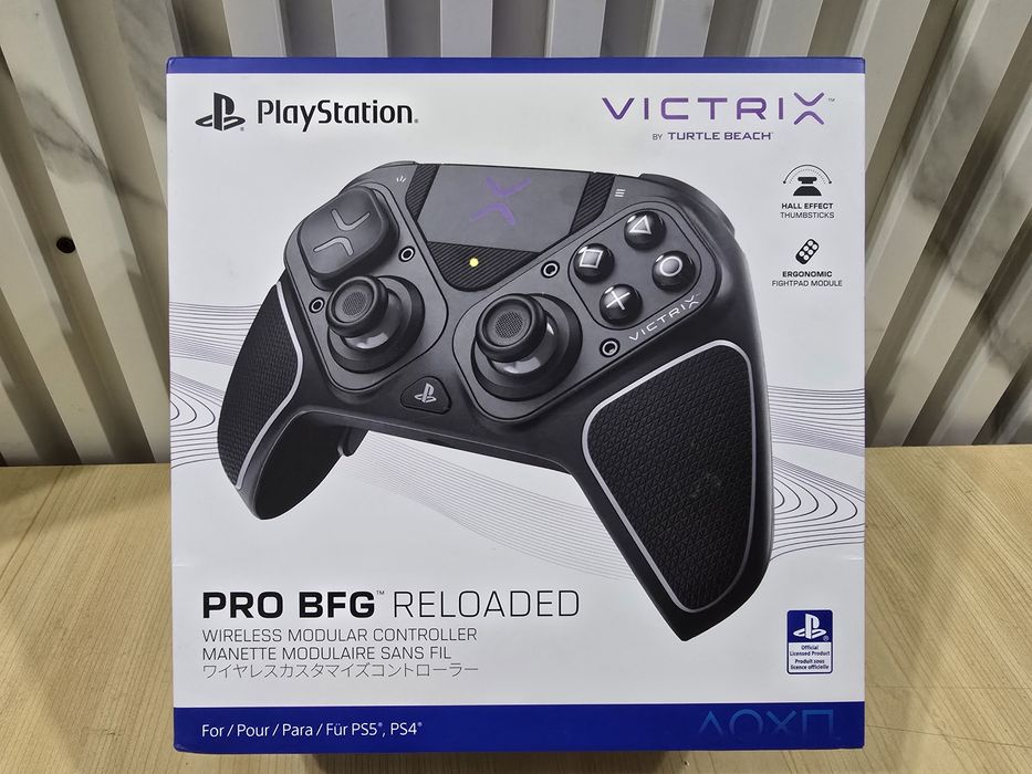 Контролер Turtle Beach - Victrix Pro BFG Reloaded, безжичен, черен за PS5 и PC.