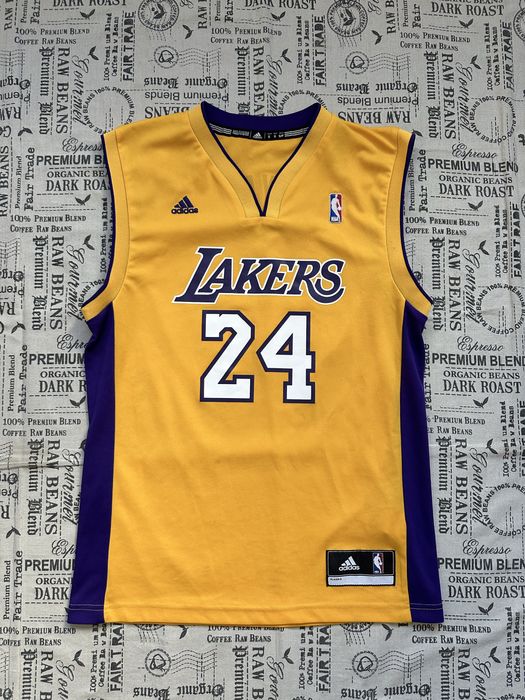 Adidas NBA Los Angeles Lakers #24 Bryant original jersey потник.S