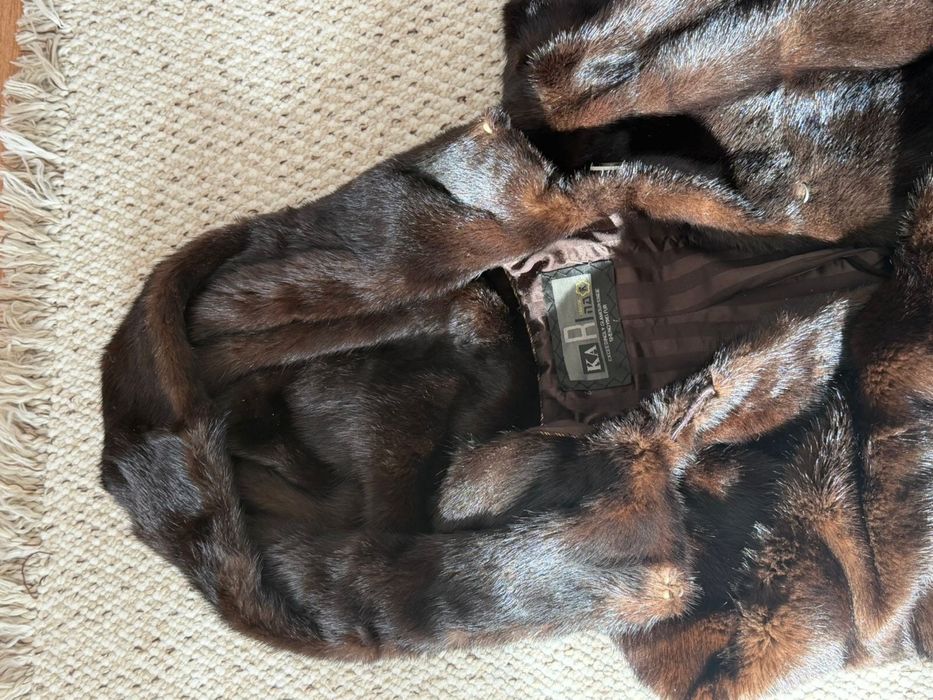 Шуба натуральная норковая