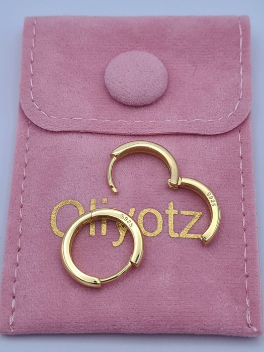 Cercei Oliyotz Gold cu zirconiu