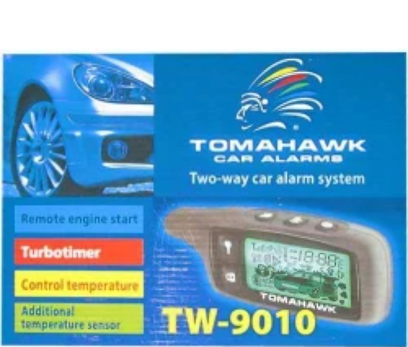 Автомобильная сигнализация Tomahawk TW-9010 с двусторонней связью