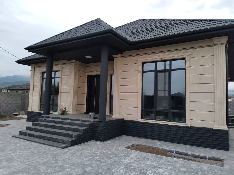 Фасад житкий травертин