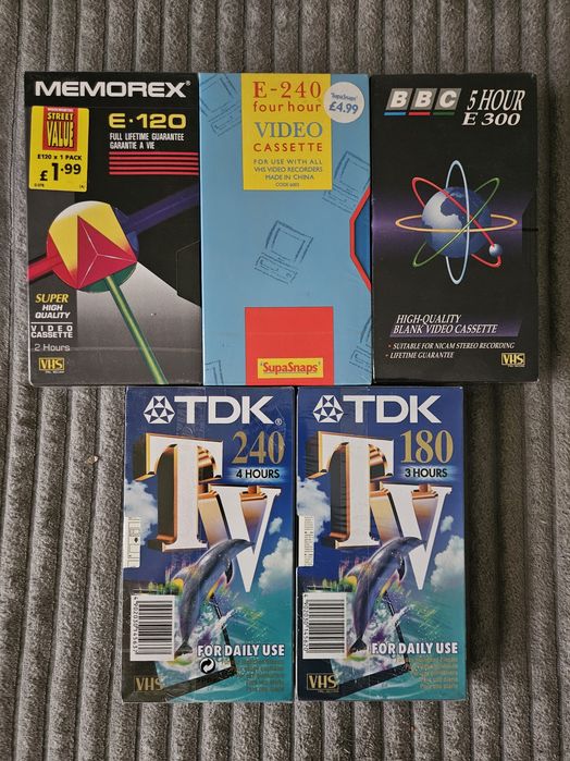 Casete Video Muzica VHS VHS-C miniDV 8mm