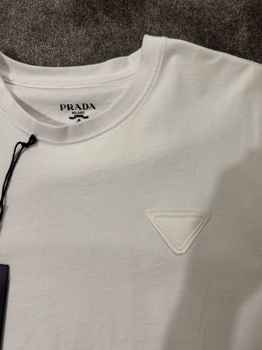 Tricou alb Prada