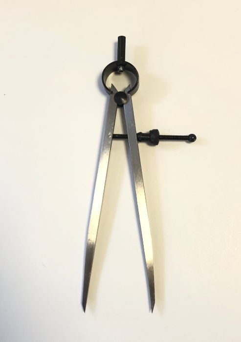 кожарски, сарашки пергел за кожа, 2 модела 150 мм, 200 мм, очертаване