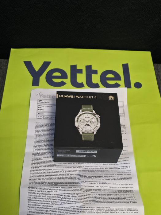 Huawei watch GT 4 | GT4 BT Yettel Гаранция 2025 Green