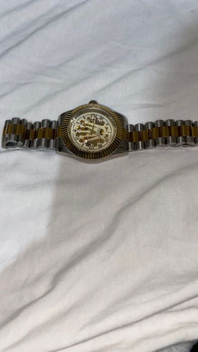 МЪЖКИ Часовник ролек механичен със златно покритие