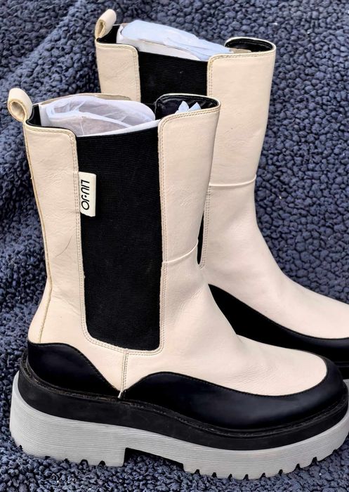 Liu Jo оригинални дамски боти челси еко кожа 39 номер