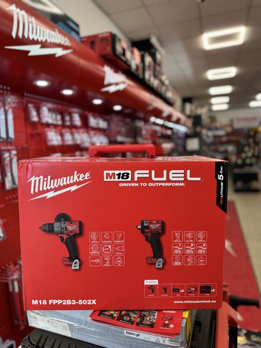 Set 2 scule cu acumulator Milwaukee M18 FPP2B3-502X
