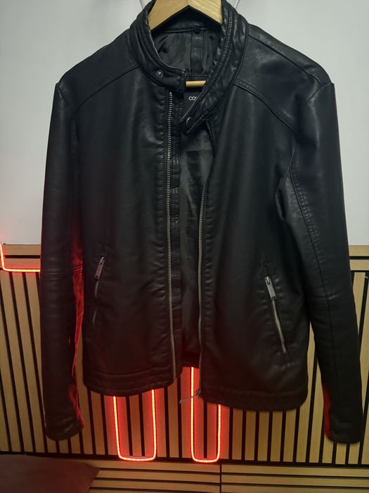 Geacă biker din piele ecologică Colin's, mărimea XS